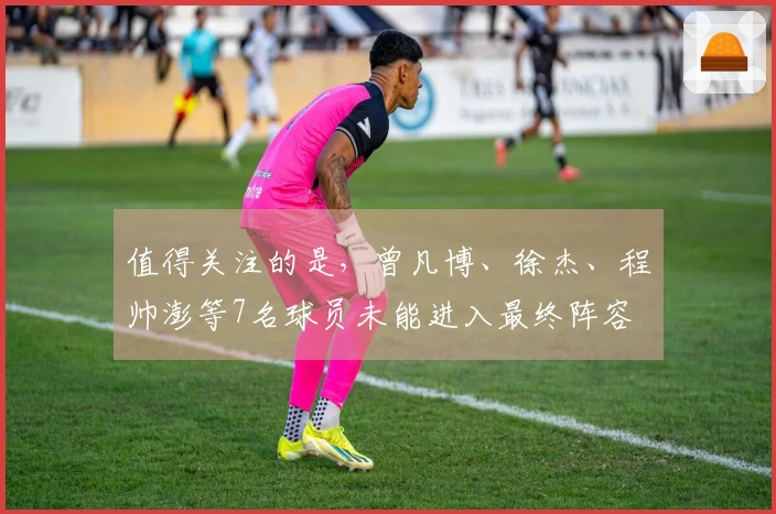 值得关注的是，曾凡博、徐杰、程帅澎等7名球员未能进入最终阵容